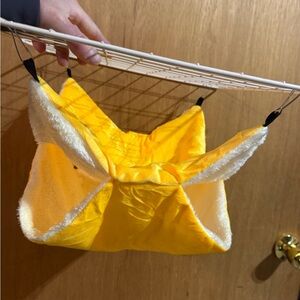 Cozy Yellow Pet Hanging Hammock